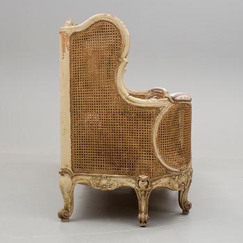 SOFFA, Louis XV-stil, 1800-tal.