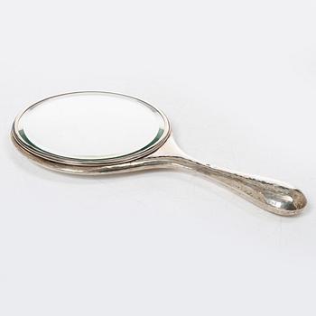Handspegel, silver, Danmark 1904-1932.