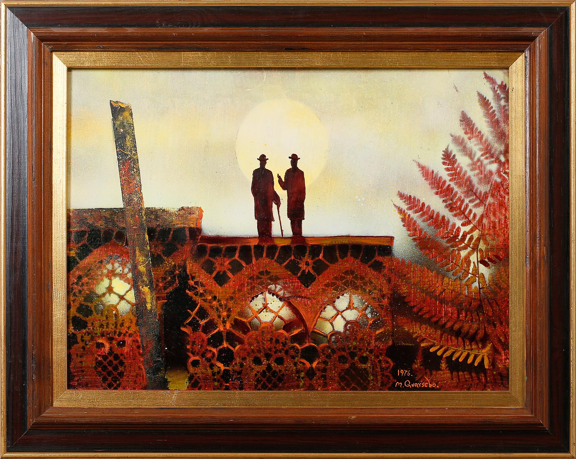 MICHAEL QVARSEBO, olja på pannå, signerad och daterad 1976.