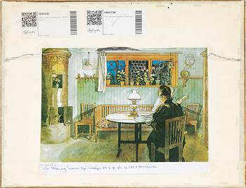 Carl Larsson, drawing, signed.