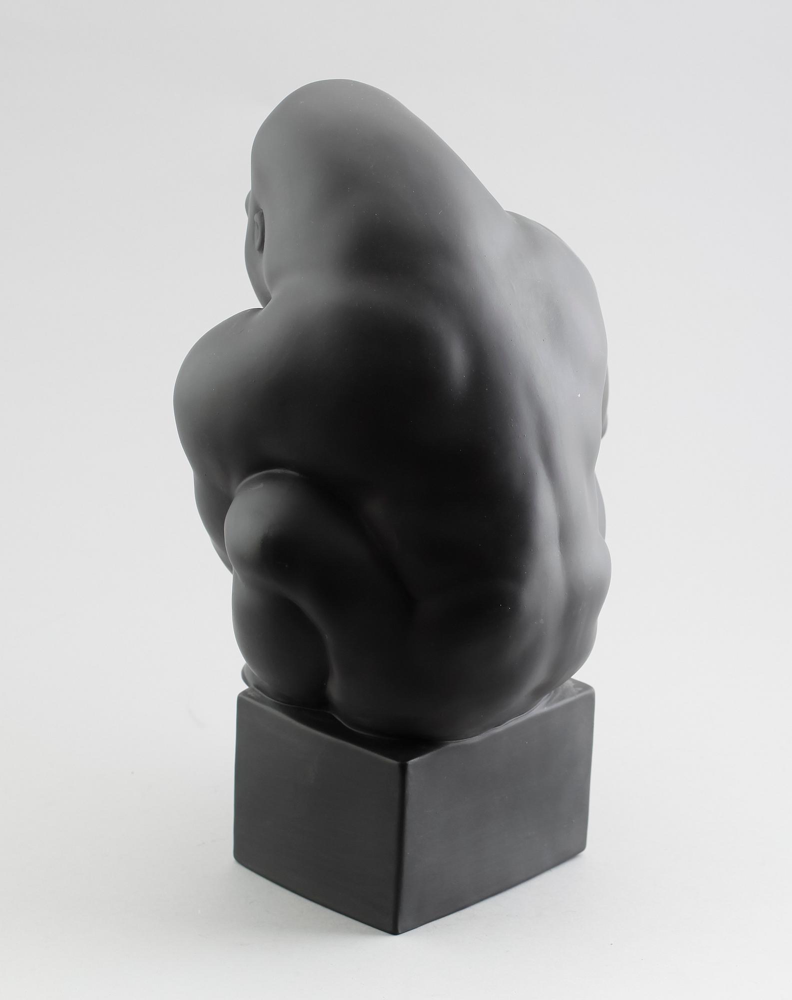 SKULPTUR, porslin, Pia Langelund, Royal Copenhagen, signerad, 1900-/2000-tal.
