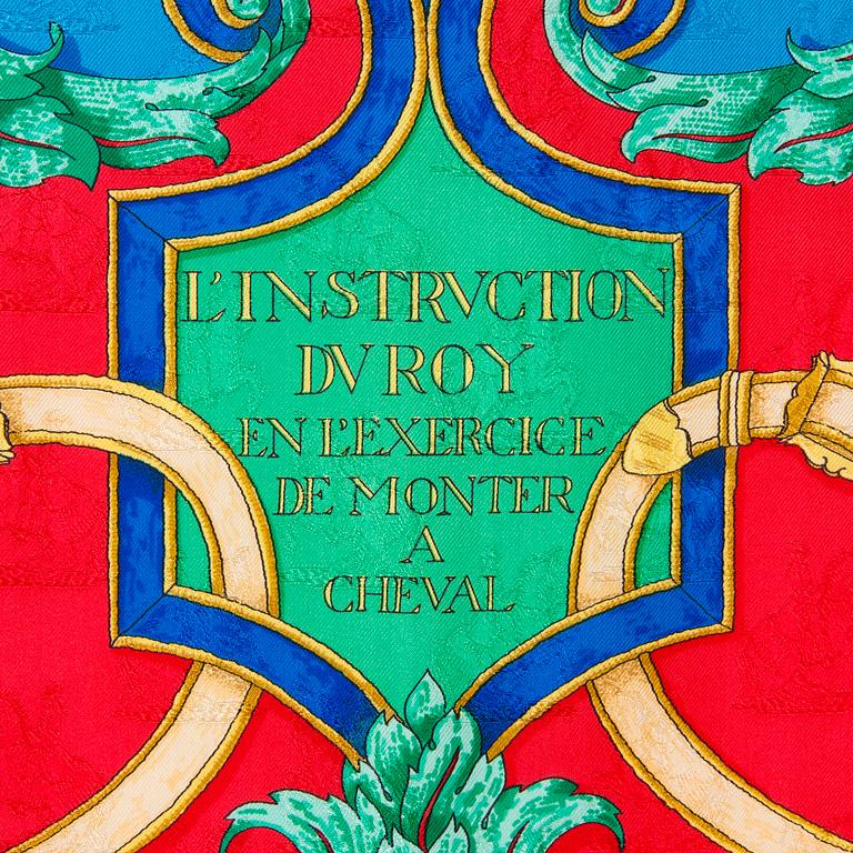 SCARF, "L'Instruction du Roy", Hermès.