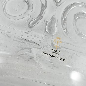 VAS, glas, "Thalatta", Bengt Edenfalk, Skrufs glasbruk.