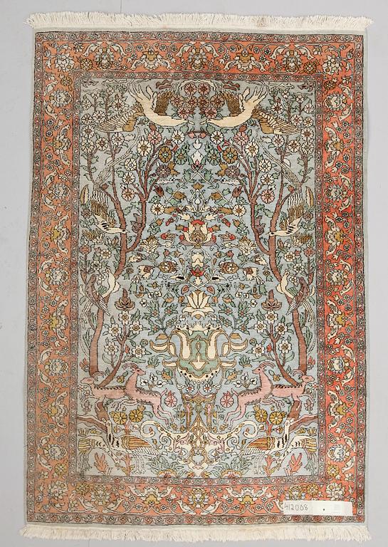 MATTA, Kashmir, silke. 185 x 125 cm.