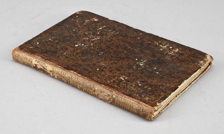 BOK, "Bacchi Tempel öpnadt vid en hieltes död", Stockholm 1783.