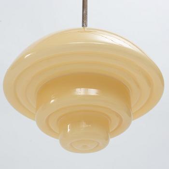 Ceiling lamp, functionalist style, first half of the 20th century.