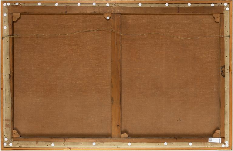 Wilhelm Dahlbom, Skärgårdsvy med vilande kor.