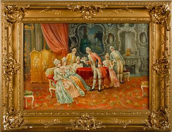 STEPHAN SEDLACEK, olja på duk, sign.