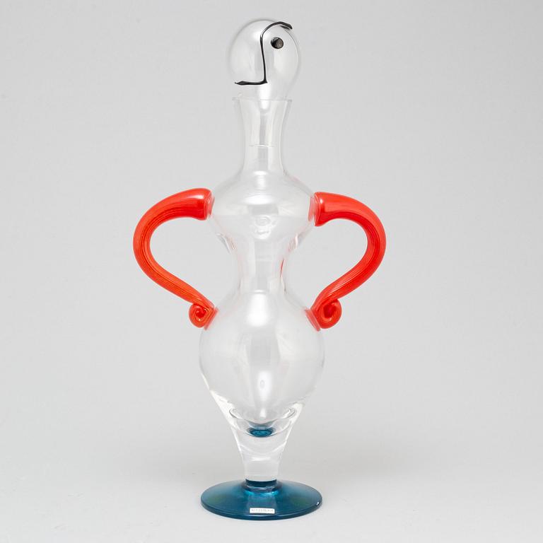 KJELL ENGMAN, a glass caraffe, for Kosta Boda.