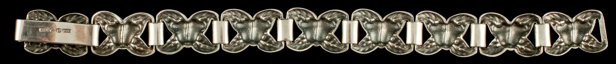 ARMLÄNK, silver, H Svedbom, Vetlanda, 1951. Vikt 27 g.