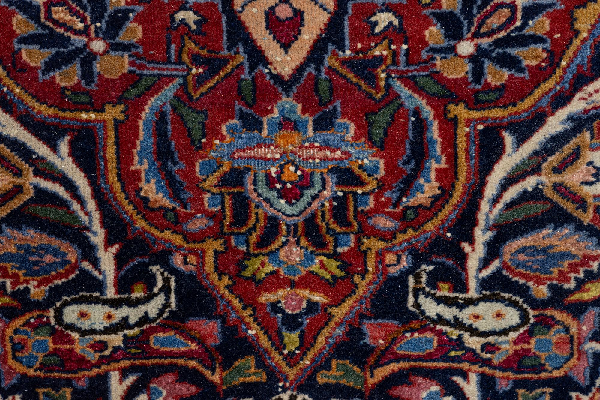 Rug, Keshan, semi-antique, approx. 293 x 222 cm.