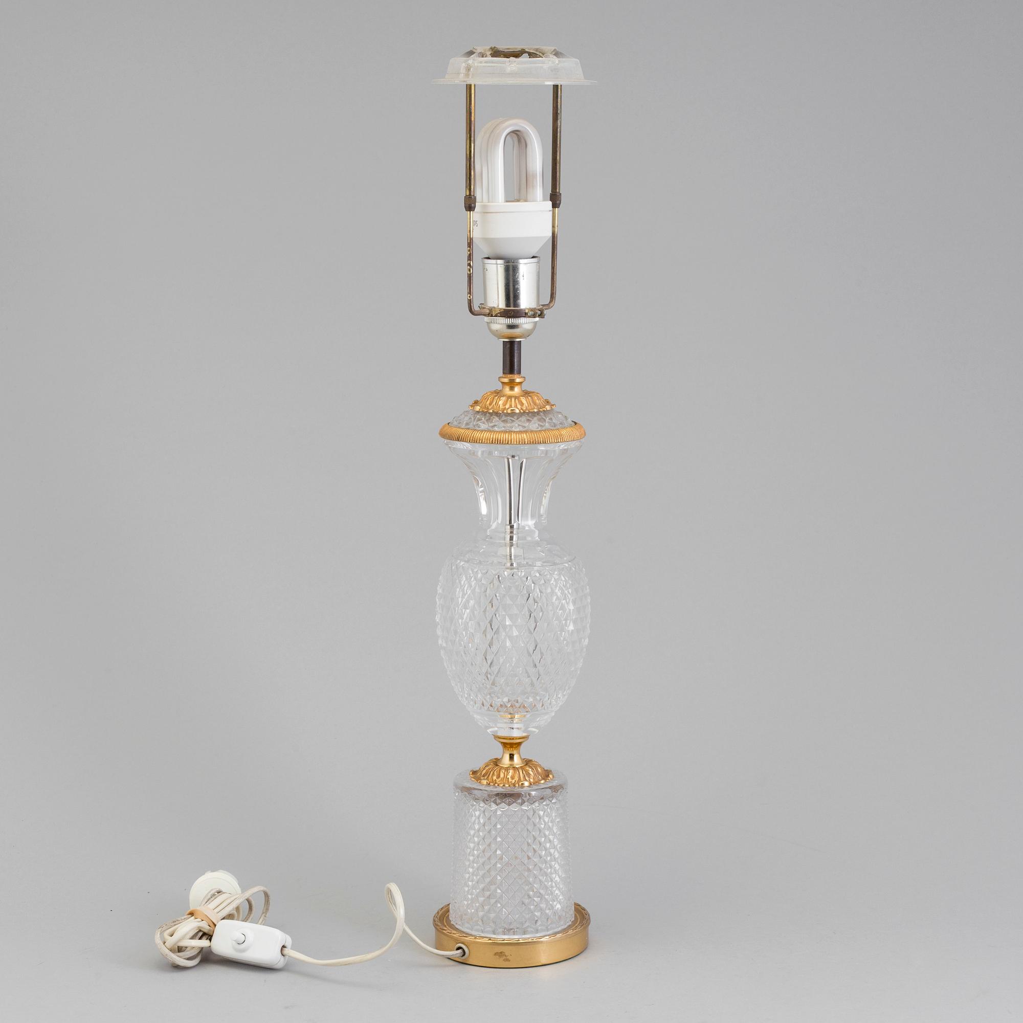 An early 20th century table lamp.