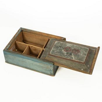 Boxes, 3 pcs, folk art, 19th century.
