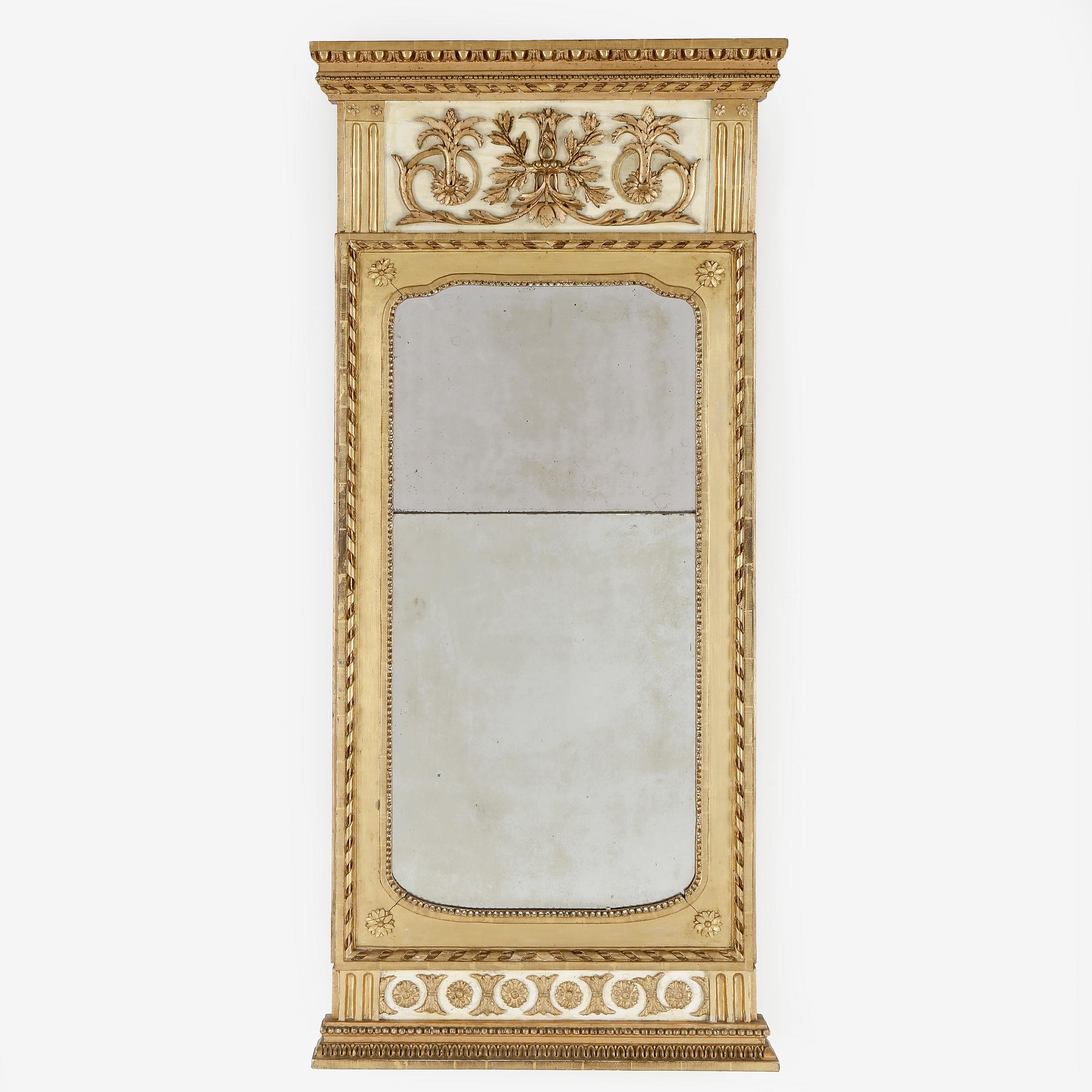 SPEGEL, sengustaviansk, omkring år 1800.