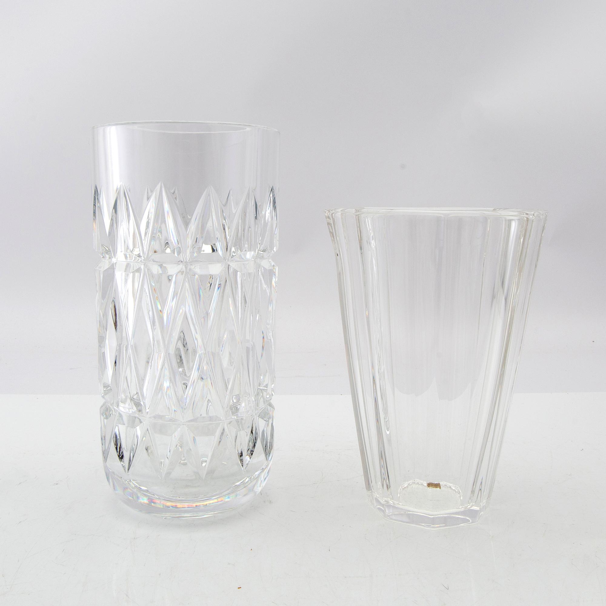 Jan Johansson, vases and bowl, 3 pcs unsigned.