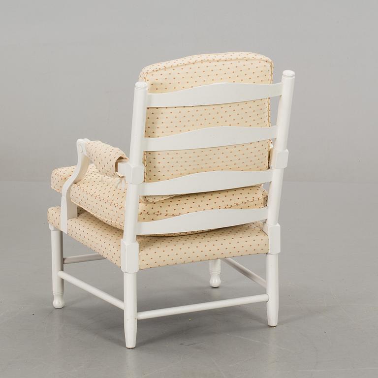 A SWEDISH ARMCHAIR.