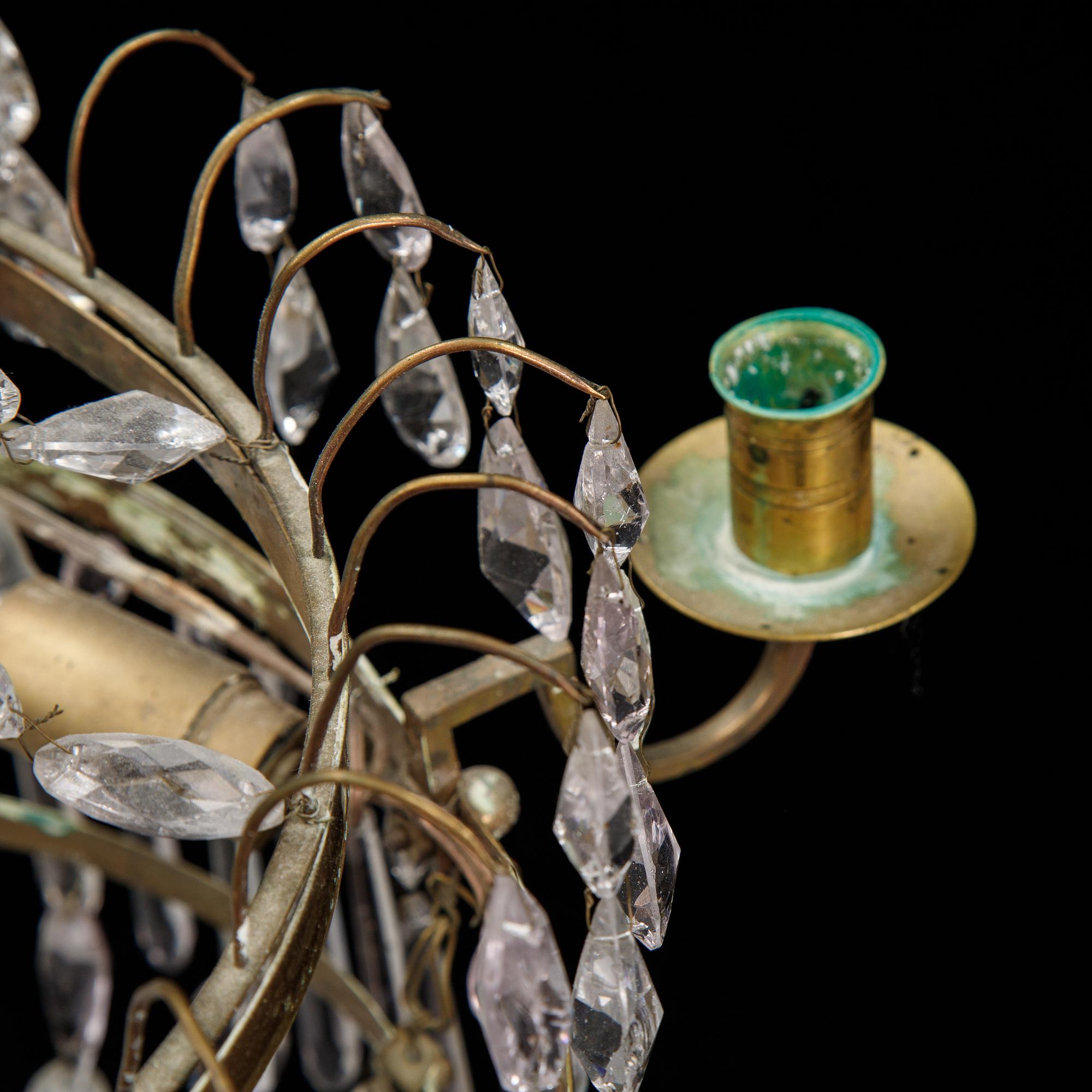 A Gustavian style chandelier, 20th Century.