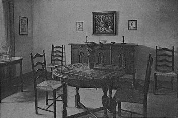 WERNER WEST, a mid-1920's sideboard  for Oy Stockmann Ab, Keravan puusepäntehdas.