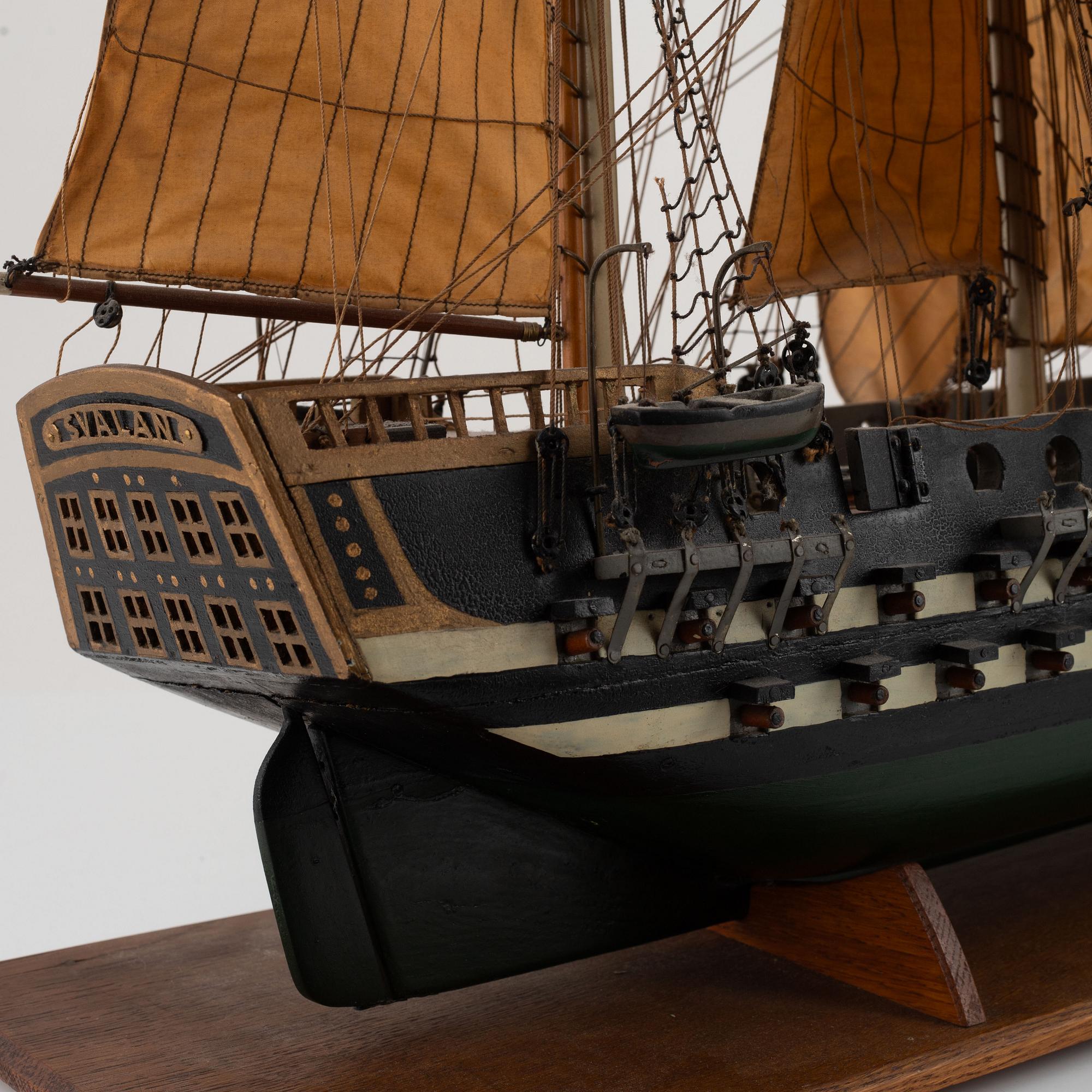 A ship scale model, first half of the 20th Century.
