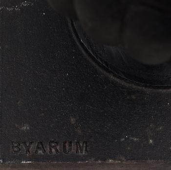 TRÄDGÅRSURNOR, 2 st, sandgjuten aluminium, Byarums Bruk, 1900/2000-tal.