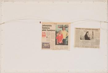 Pekka Ryynänen, serigrafia, signeerattu ja päivätty 1986-90, merkitty E. A. 10/13.