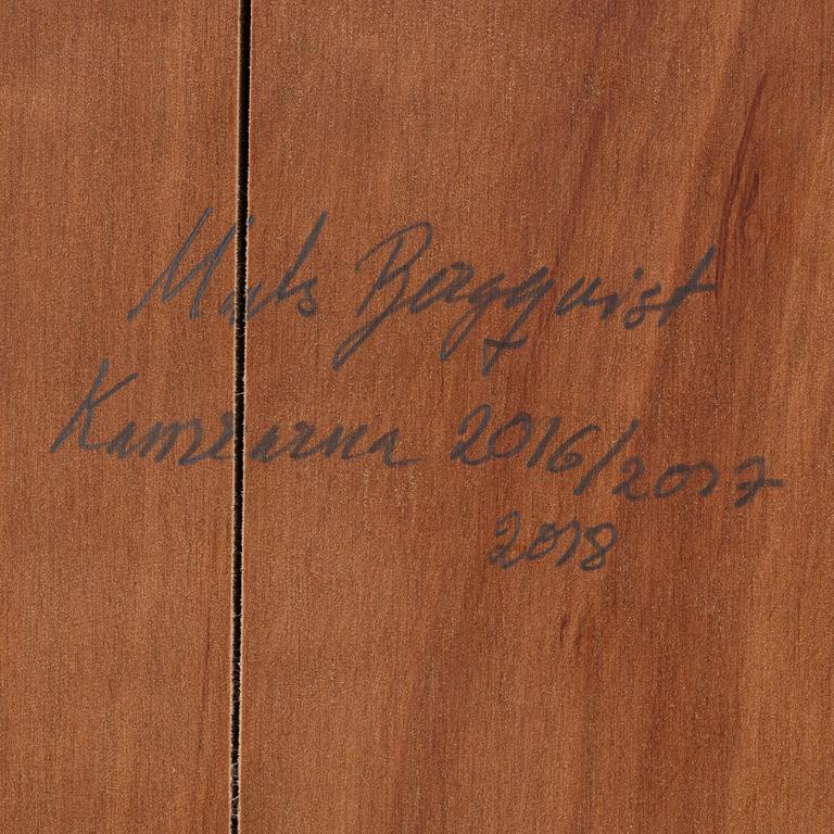 Mats Bergquist, mixed media on wood, signed and dated verso.