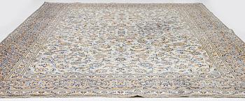 Carpet, Keshan, approx. 390 x 298 cm.