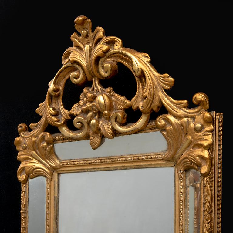 Spegel, rokokostil, 1800-talets slut.