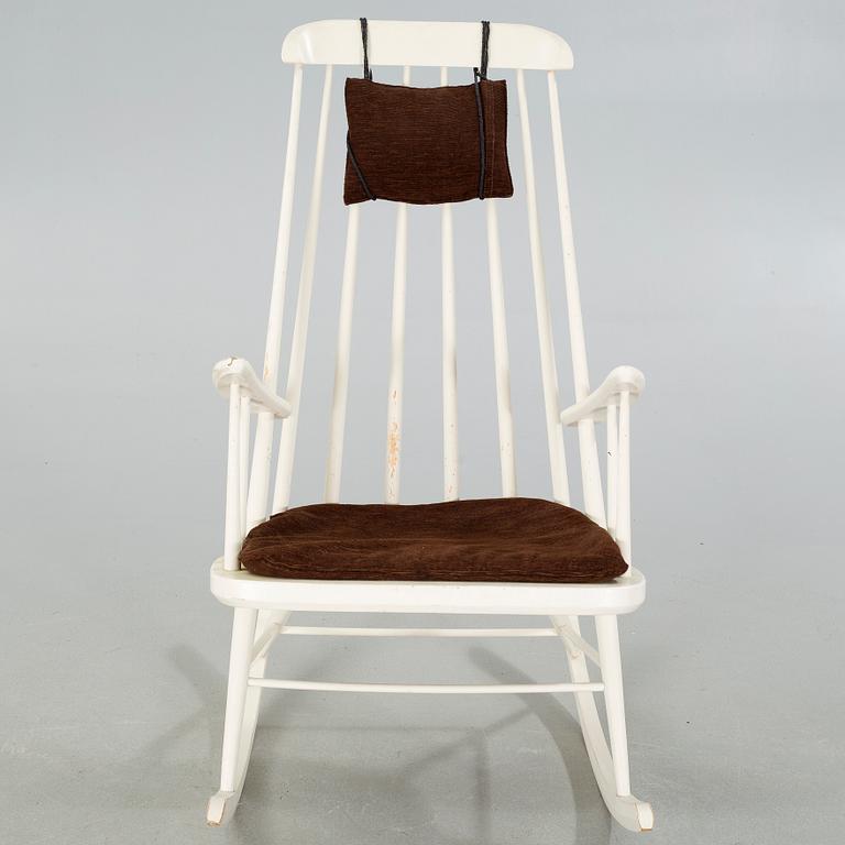 A "Gunga Din" rocking chair, designed by Gillis Lundgren for IKEA, second half of the 20th century.