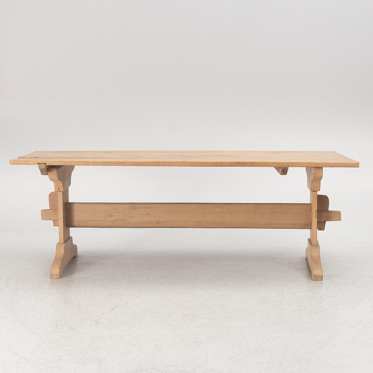 A wooden table 19th century.