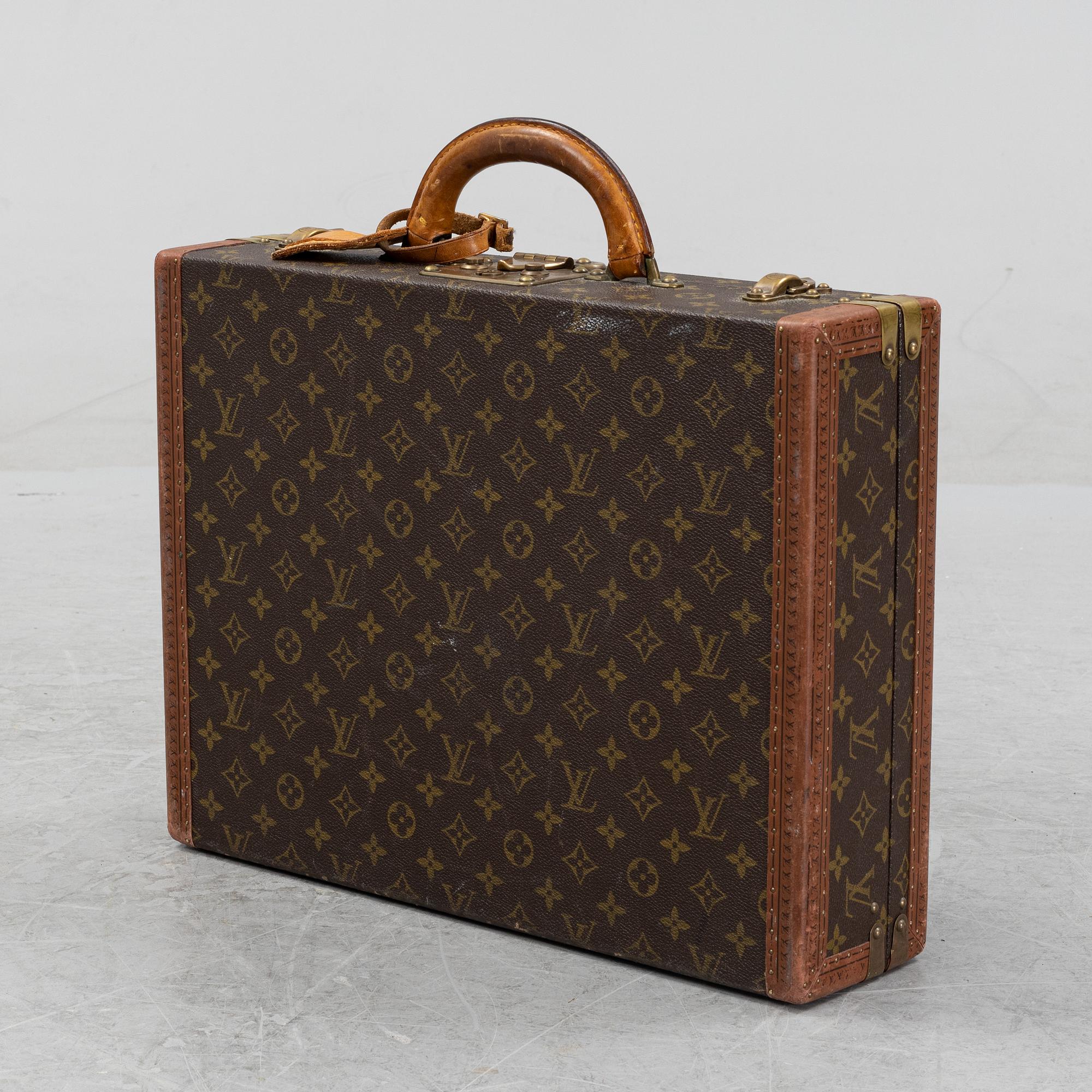 Louis Vuitton, a monogram canvas briefcase, 1970's.