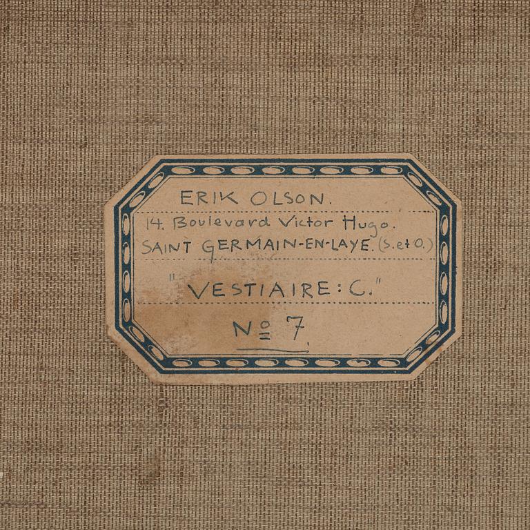 Erik Olson, "Vestiaire: C, no. 7".