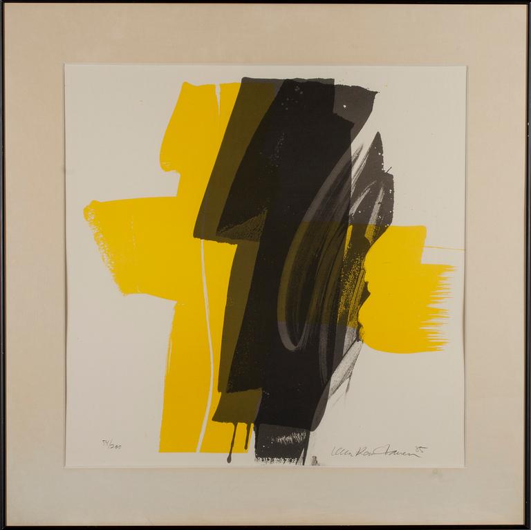 ULLA RANTANEN, litografi, signerad och daterad -85, numrerad 54/200.