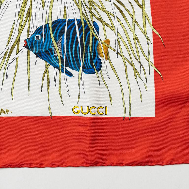 Gucci, scarf, "Pesci".