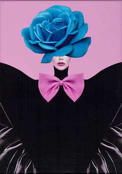 Jenni Porkka, C-print på kapaskiva, signerad och numrerad 14/100 2021 a tergo.