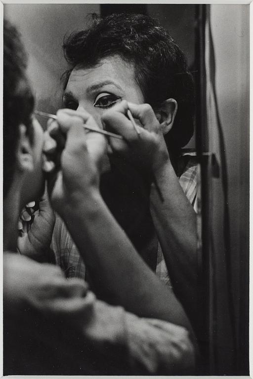 Christer Strömholm, "Tonia, Place Blanche, Paris", 1967.