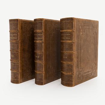 The limited, hand-coloured edition of Wright: Swedish Birds, 3 volumes.