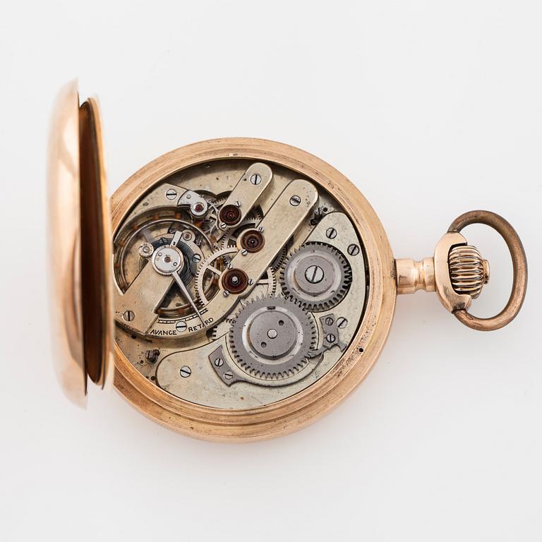 PATECK, Genève, pocket watch, savonette, 54 mm.