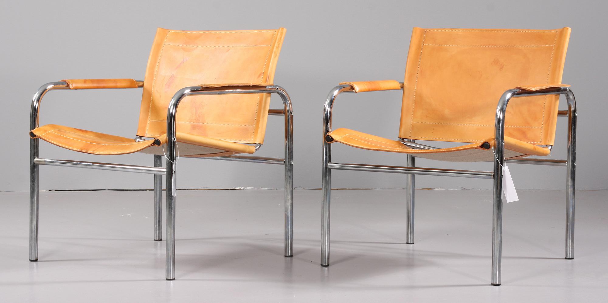 KARMSTOLAR, ett par, 1900-tal.