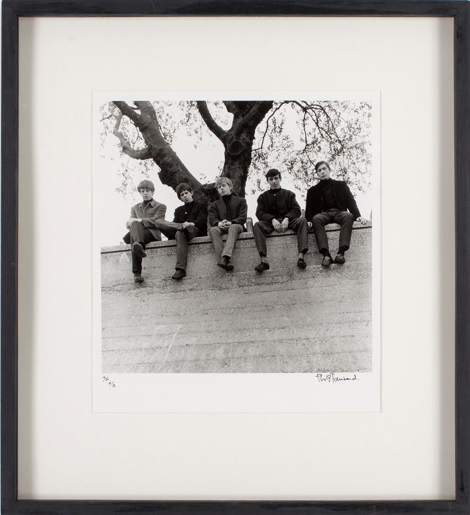PHILIP TOWNSEND, gelatin silver print "Rolling Stones", signed Philip Townsend and numbered AP 2/5.