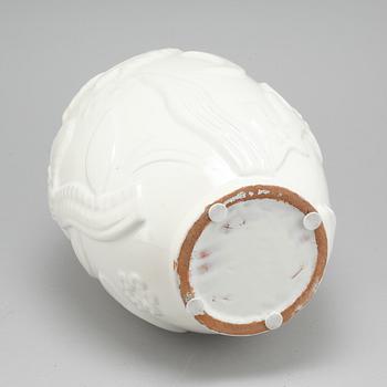 ANNA-LISA THOMSON, golvvas, lergods, Upsala Ekeby, 1940-tal.