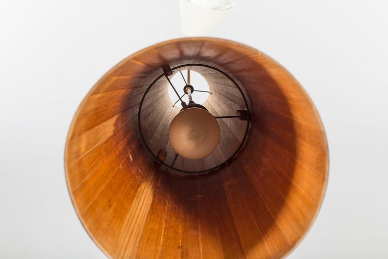 A JÖRGEN WOLF "CONUS" CEILING LAMP, 1950's.