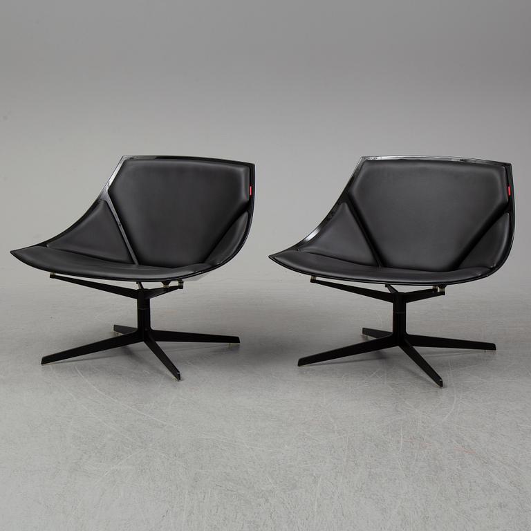 FRITZ HANSEN, a pair of JL10 'Space' Chair by Jjurgen Laub & Markus Jehs for Fritz Hansen, Denmark, designed 2007.