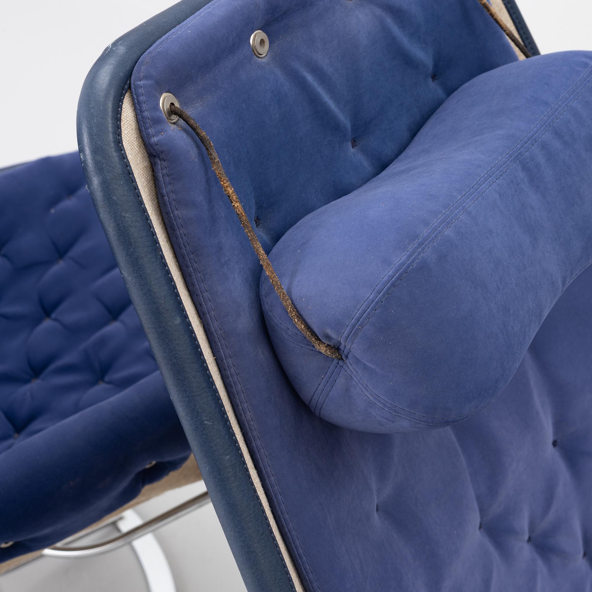 Bruno Mathsson, Armchairs, a pair, Jetson, Dux, second half of the 20th century.