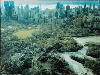 Christo & Jeanne-Claude, "The Gates, Central Park, New York City", 1979-2005.