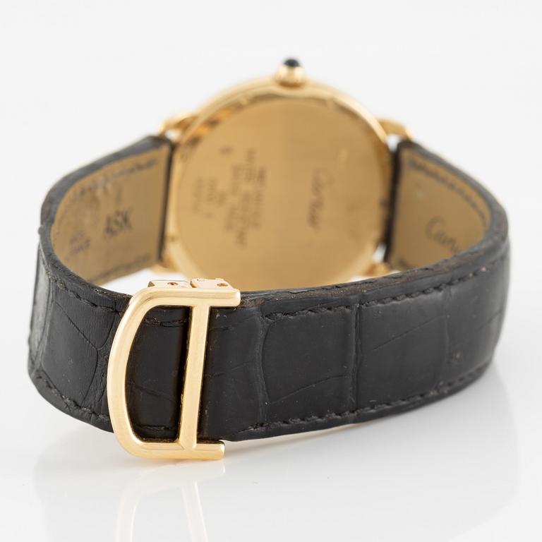 Cartier, Louis Ronde, wristwatch, 33.5 mm.