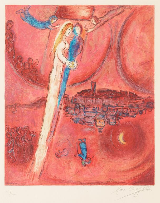 Marc Chagall (Efter), "Le cantique des cantiques".