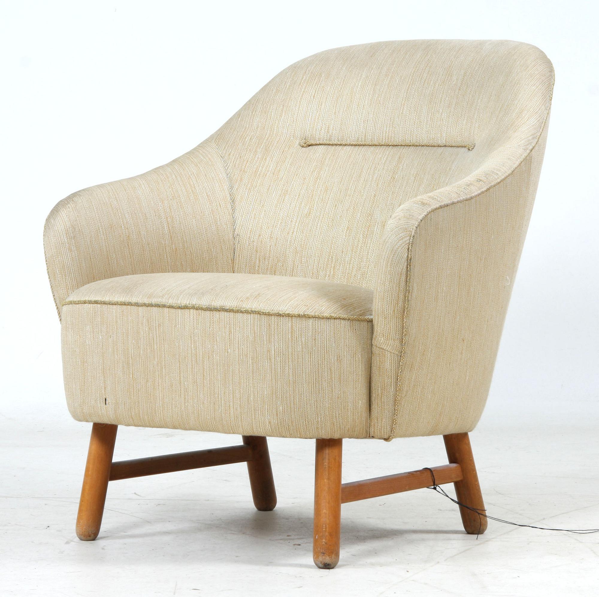 SOFFA SAMT FÅTÖLJ, 1950-tal.