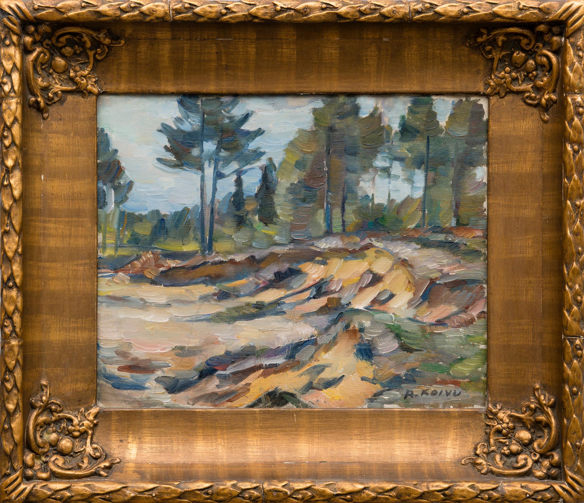 oil on canvas, signed.