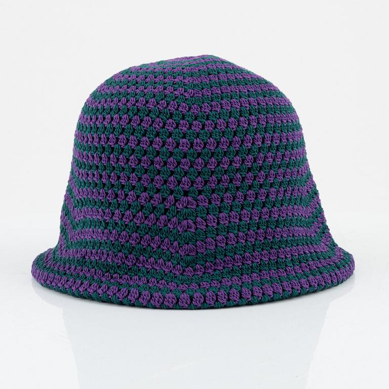 Prada, knitted cotton hat, size S.